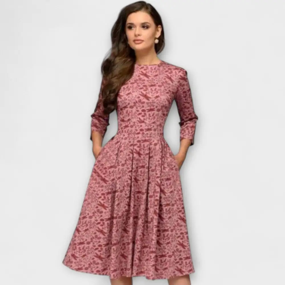 Ángela – Vestido Toque Retro Irresistible