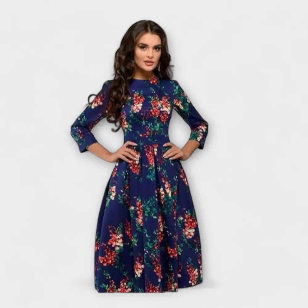 Ángela – Vestido Toque Retro Irresistible
