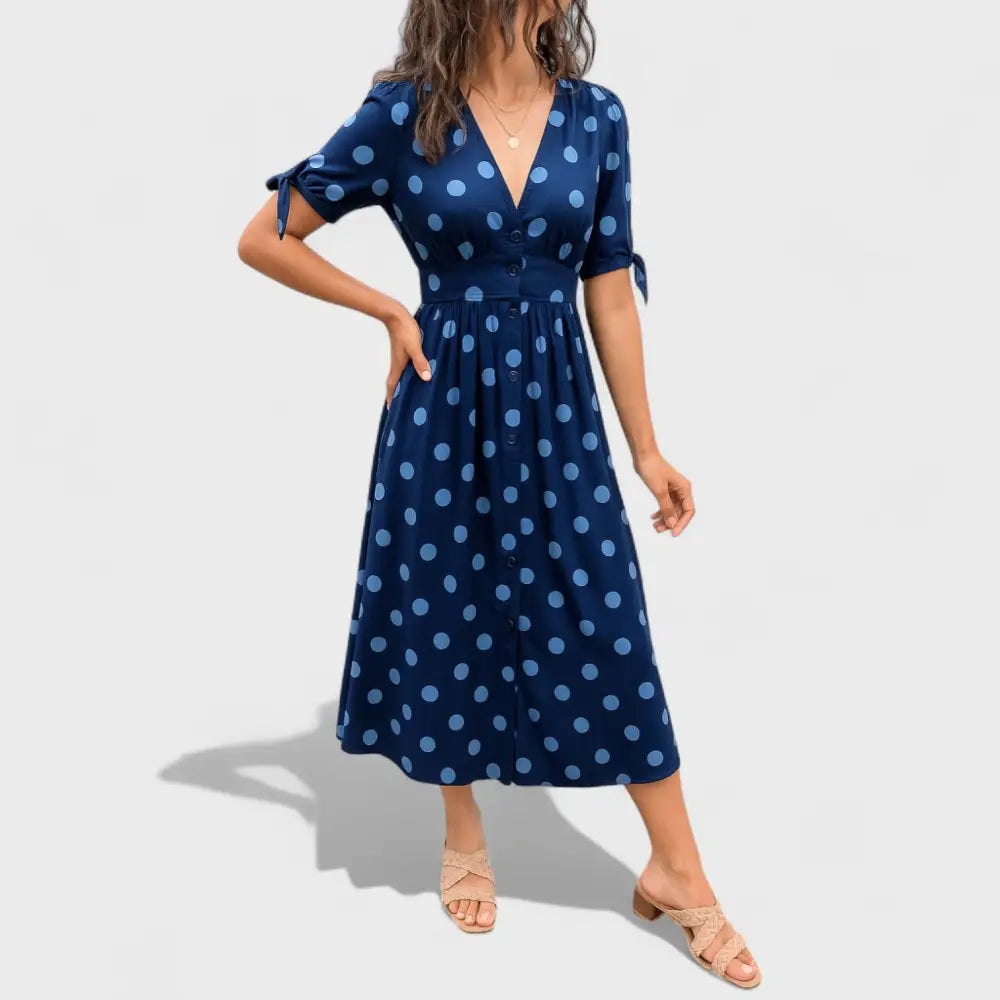 Clara – Vestido Encanto de Lunares