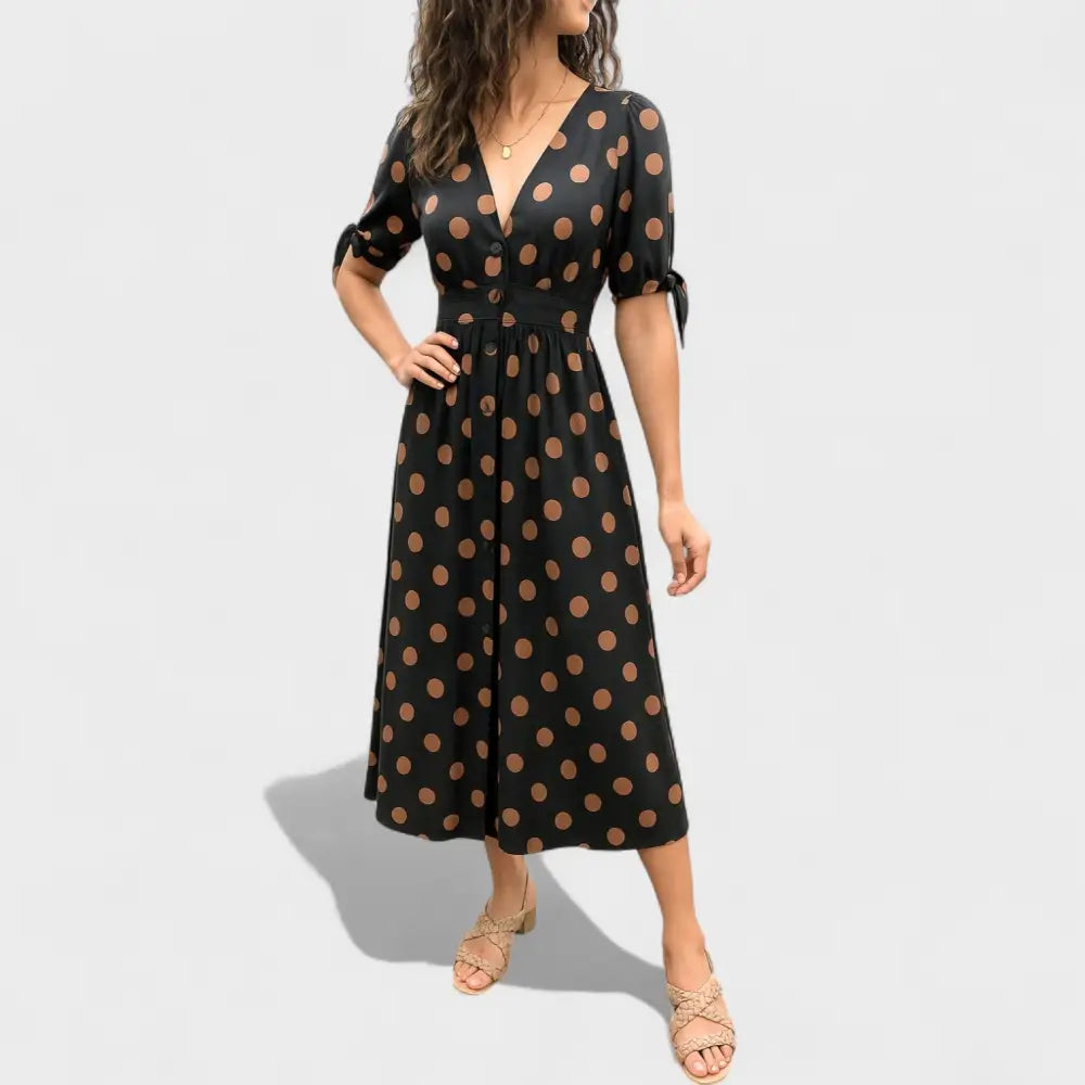 Clara – Vestido Encanto de Lunares