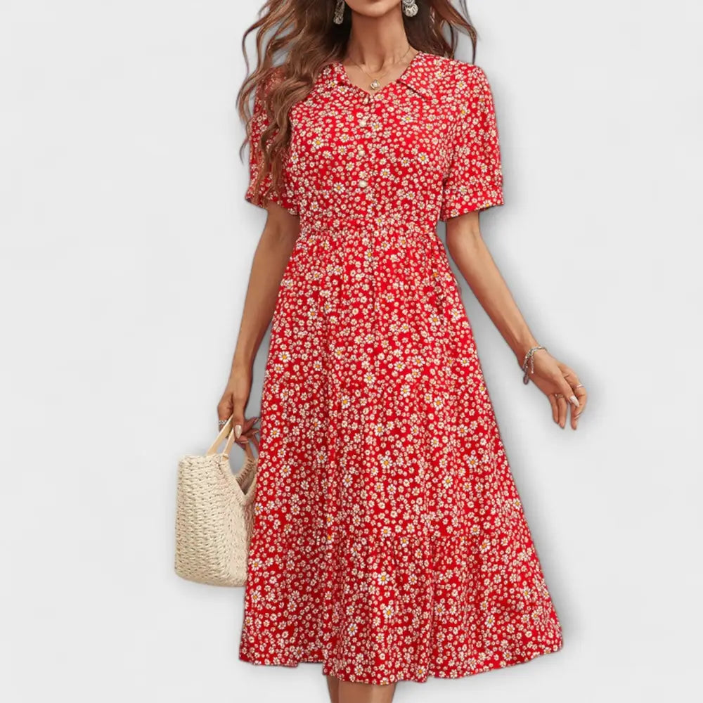 Clara – Vestido Encanto Floral Atemporal