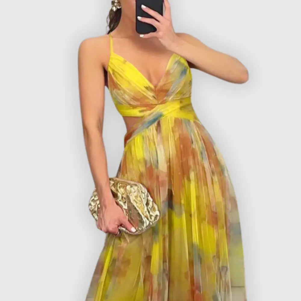 Clara – Vestido Encanto Floral Elegante