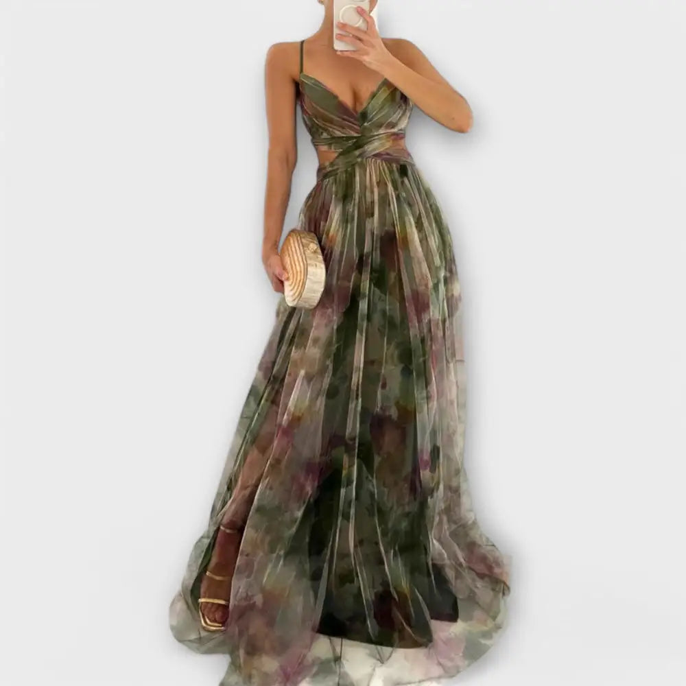 Clara – Vestido Encanto Floral Elegante