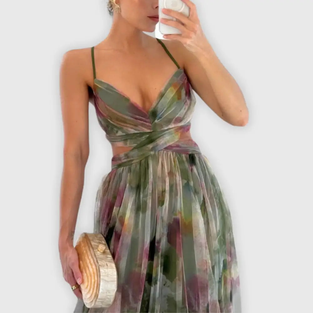 Clara – Vestido Encanto Floral Elegante