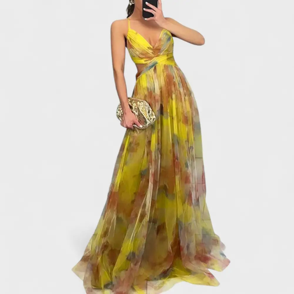 Clara – Vestido Floreado de Ensueño