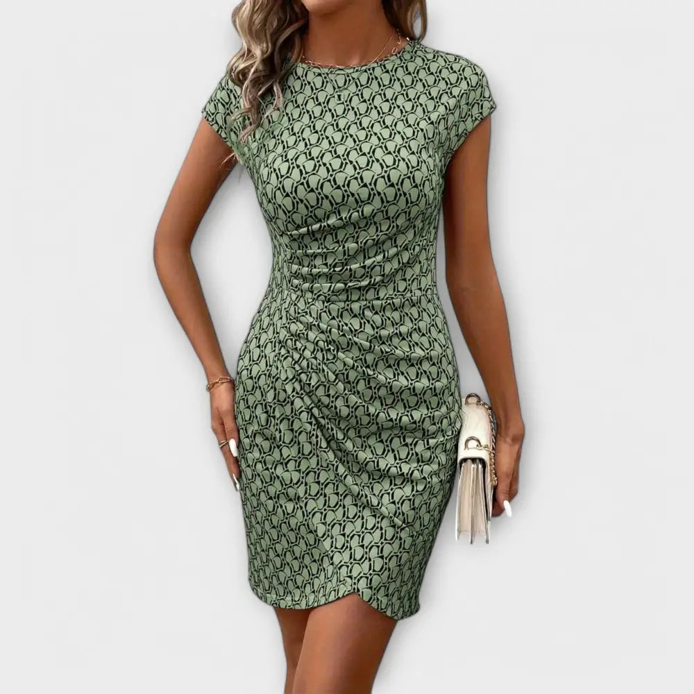 Claudia – Vestido Elegancia Floral Atemporal