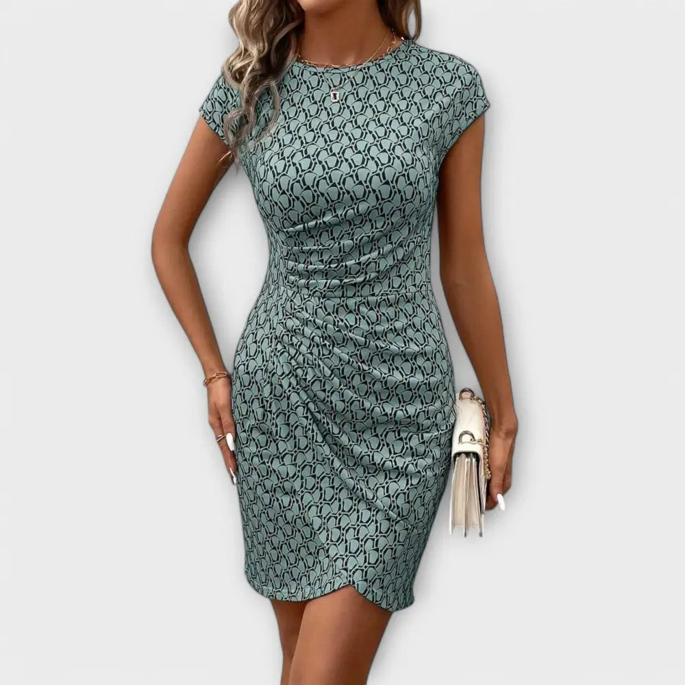 Claudia – Vestido Elegancia Floral Atemporal