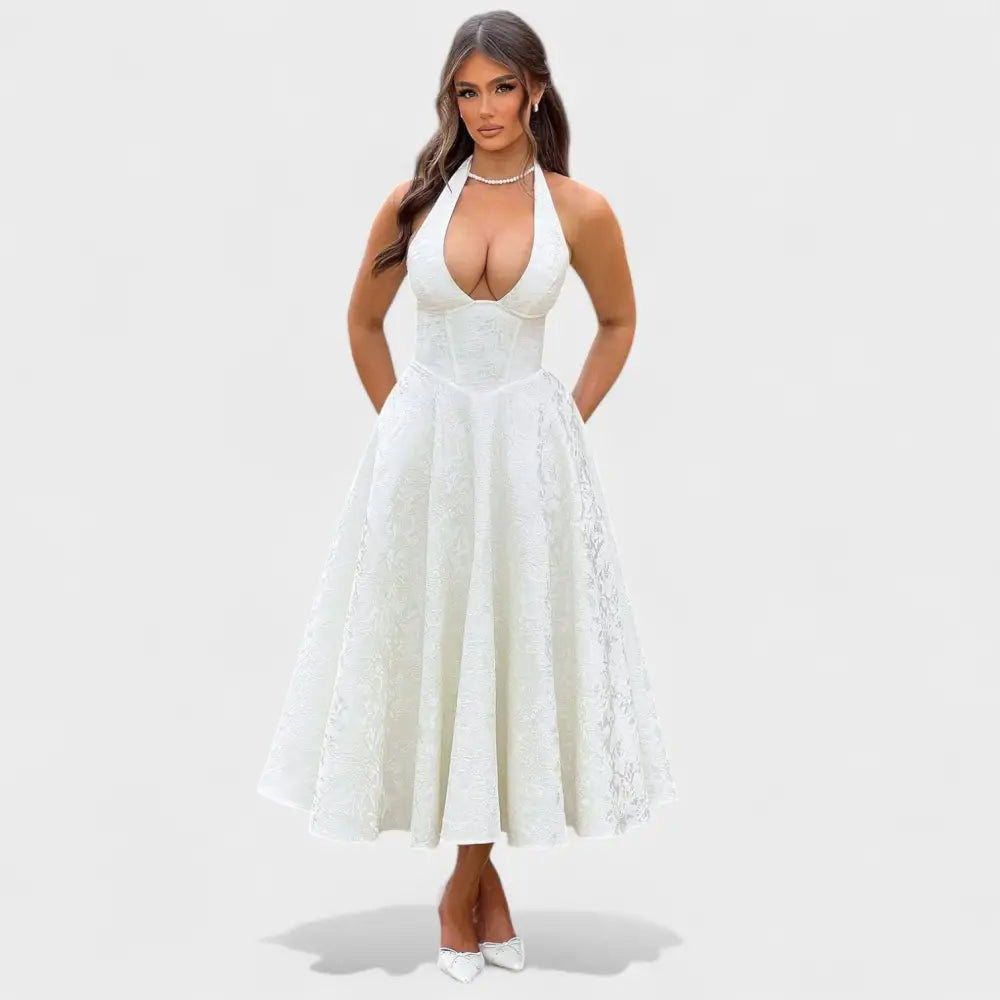 Claudia – Vestido Encanto Floral con Toque Romántico