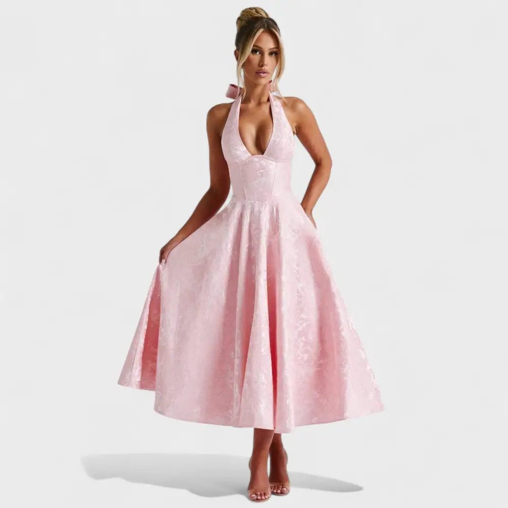 Claudia – Vestido Encanto Floral con Toque Romántico