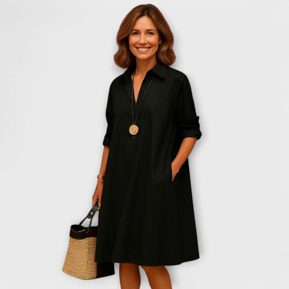 Elena – Vestido Elegancia y Comodidad Atemporal