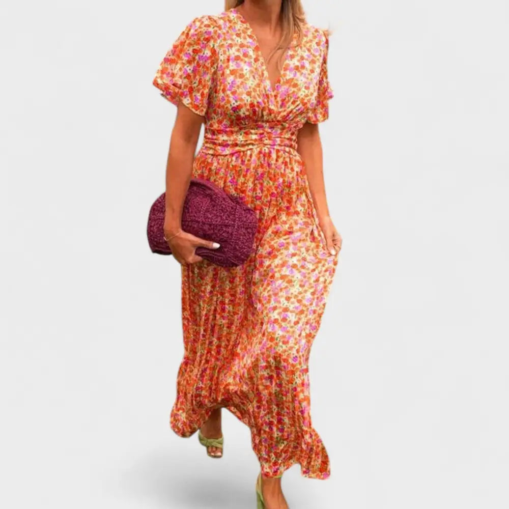 Estefanía – Vestido Elegancia Floral y Fresca