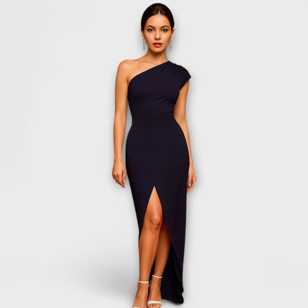 Inés – Vestido Elegancia Asimétrica