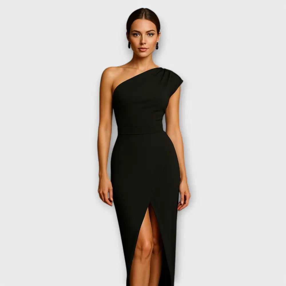 Inés – Vestido Elegancia Asimétrica