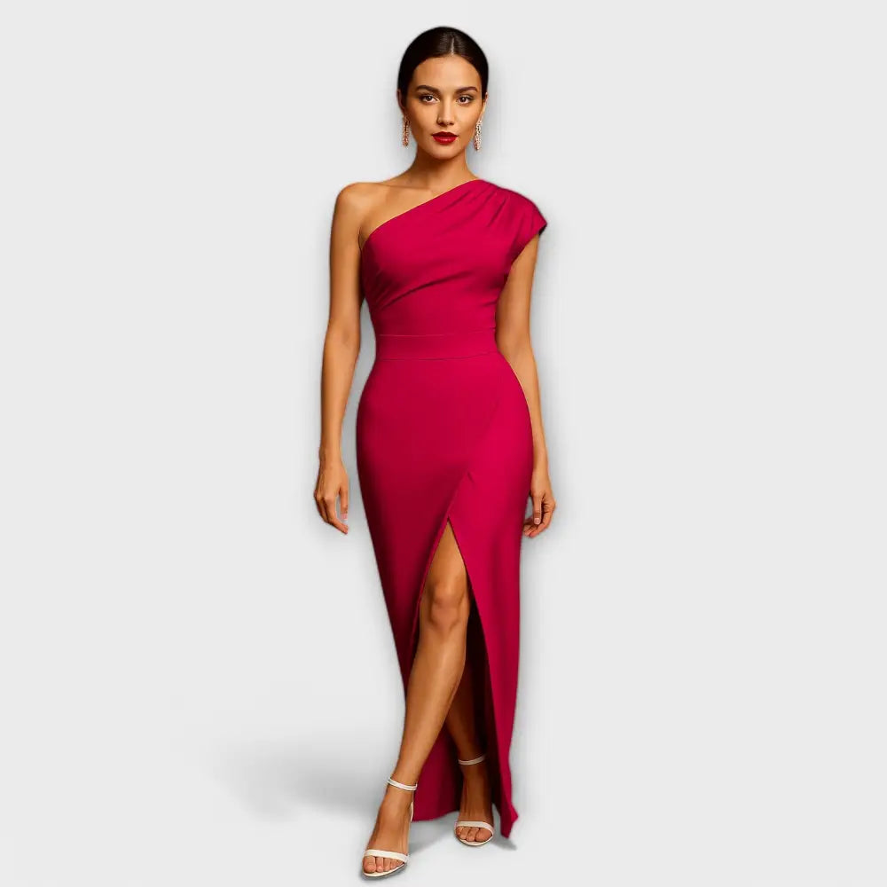Inés – Vestido Elegancia Asimétrica