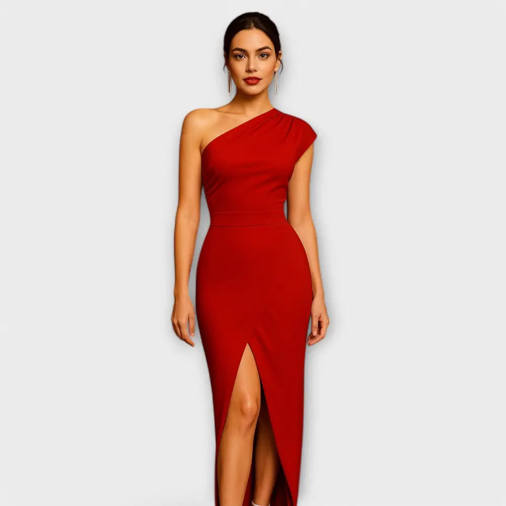 Inés – Vestido Elegancia Asimétrica