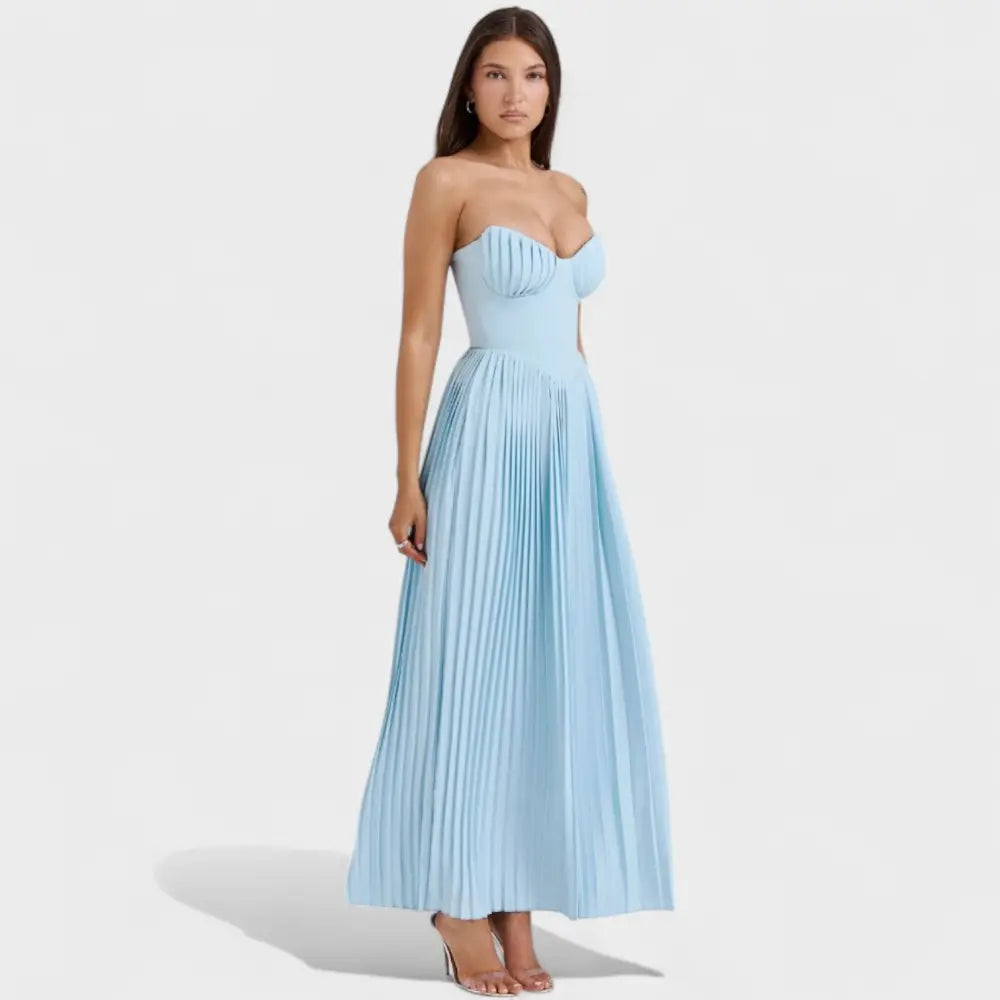 Isabella – Vestido Plisado Elegancia Atemporal
