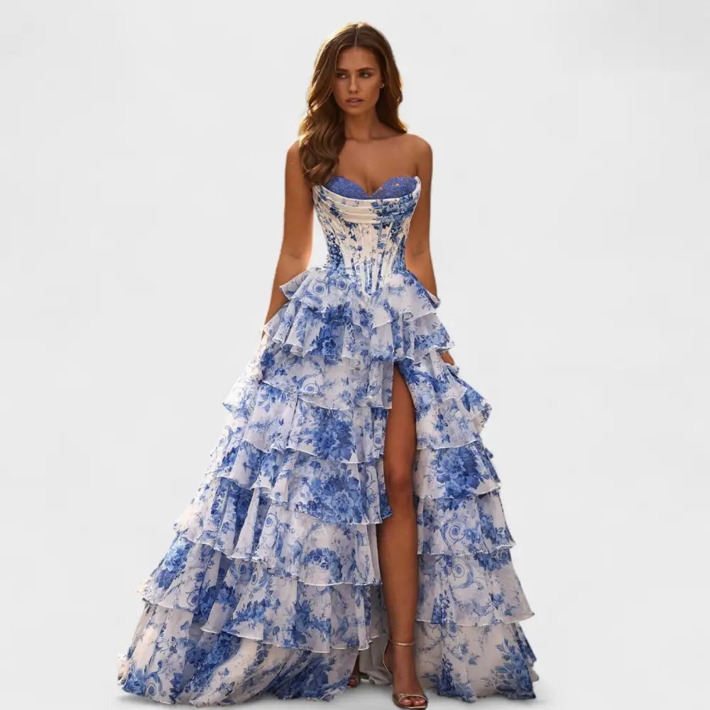 Isadora – Vestido Elegancia Floral Atemporal