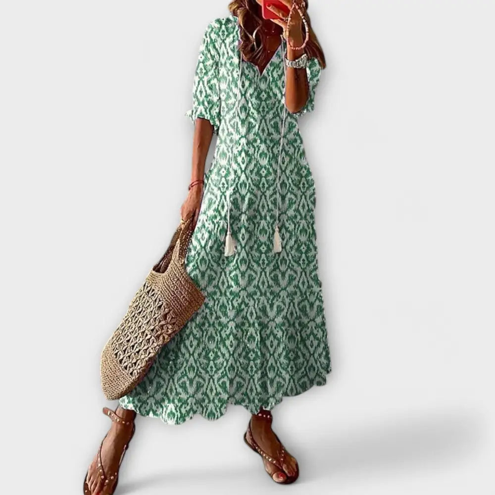 Lía – Vestido Bohemio Con Encanto Veraniego