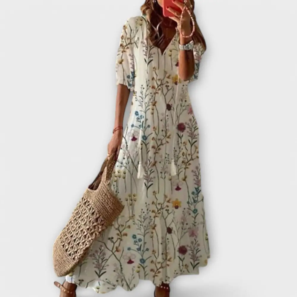 Lía – Vestido Bohemio Con Encanto Veraniego