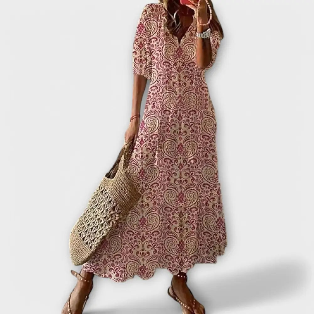 Lía – Vestido Bohemio Con Encanto Veraniego