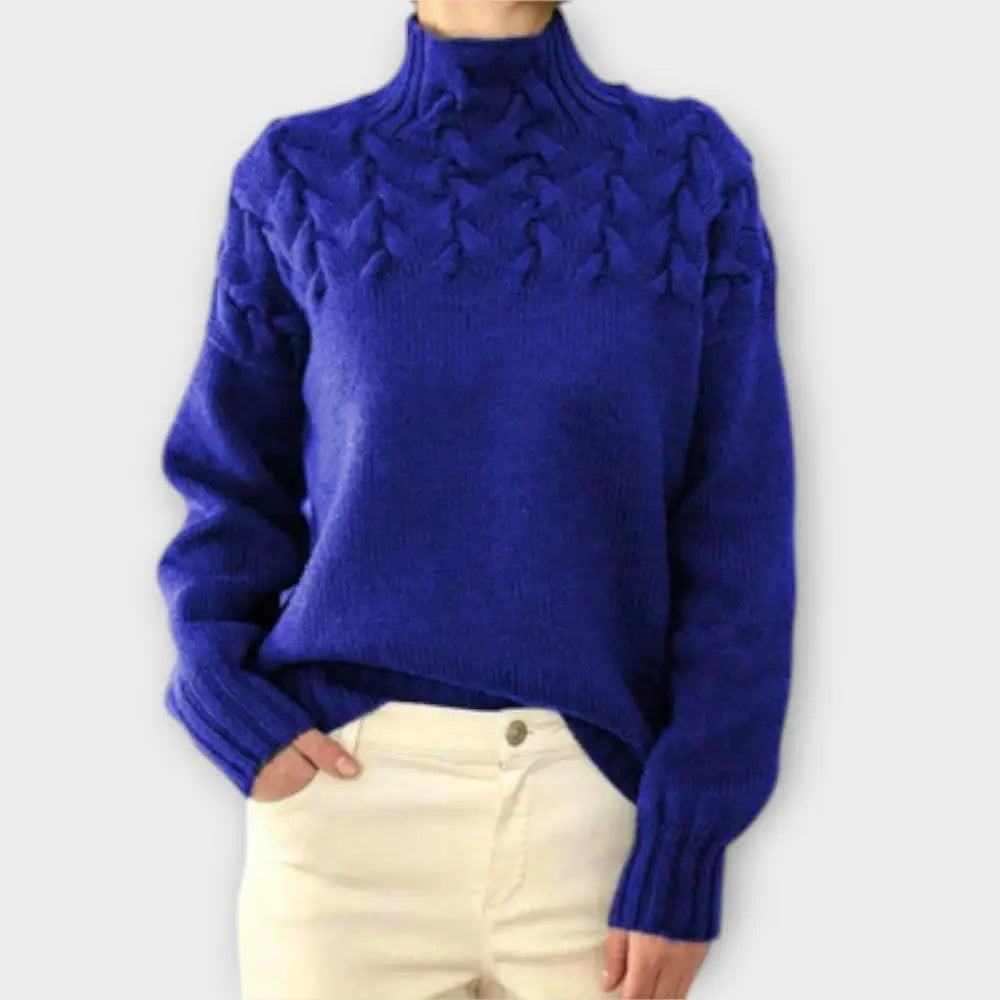 María – Suéter Textura Única y Estilo Chic