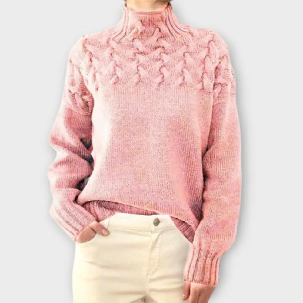 María – Suéter Textura Única y Estilo Chic