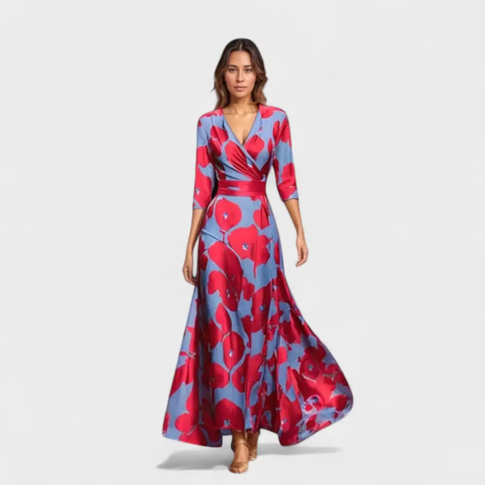 Marina – Vestido Elegancia Floral Atemporal