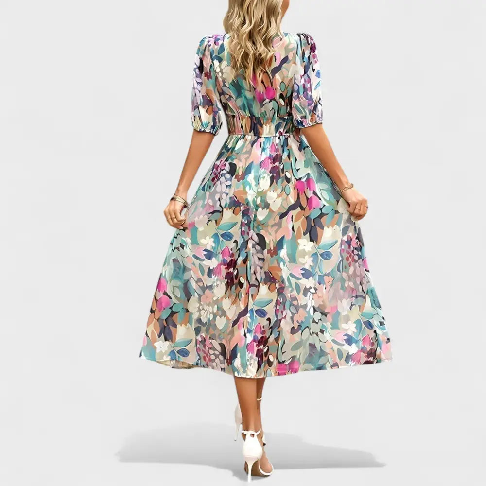 Marina – Vestido Primavera Floral Radiante