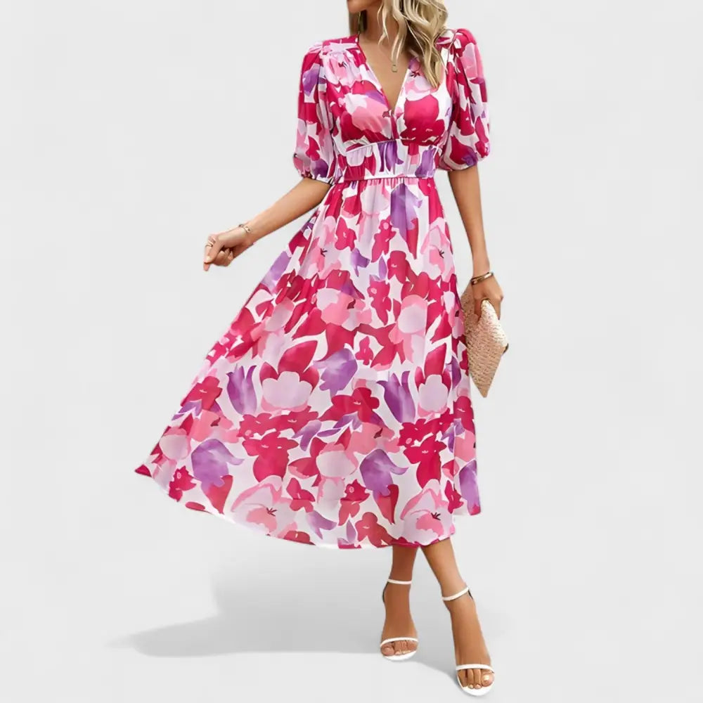 Marina – Vestido Primavera Floral Radiante