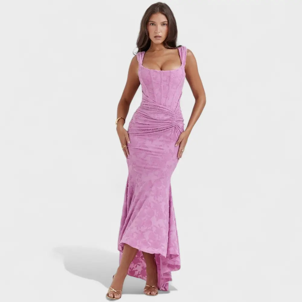 Rocío – Vestido Brillo de Estilo Elegante