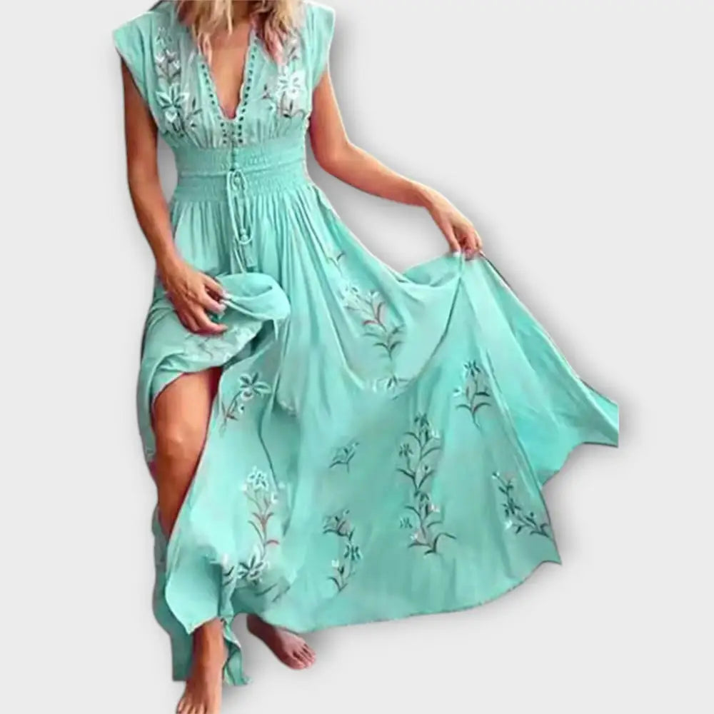 Valentina – Vestido Encanto Bohemio con Bordados Delicados
