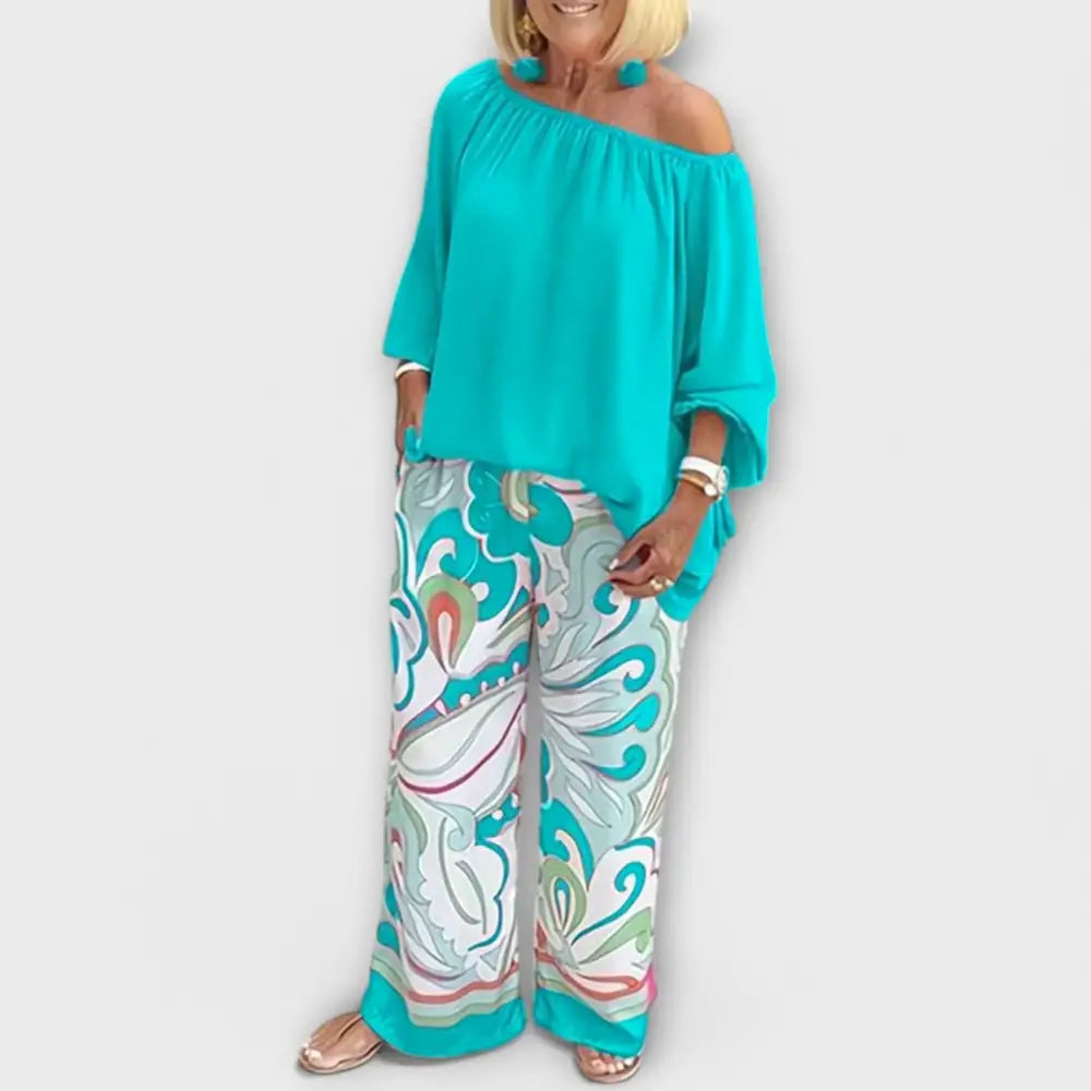 Yesenia – Conjunto de Dos Piezas Elegante para un Look Fresco